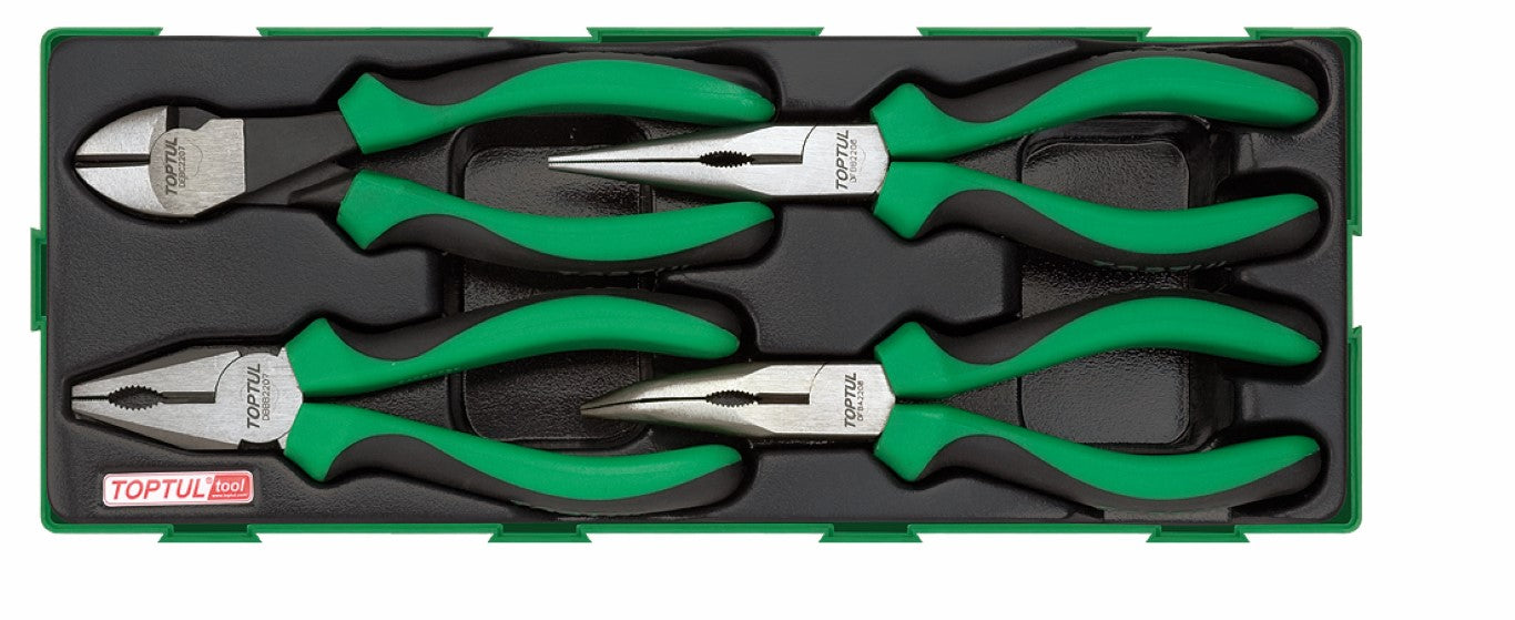 TOPTUL TI PLIER KIT 4PC