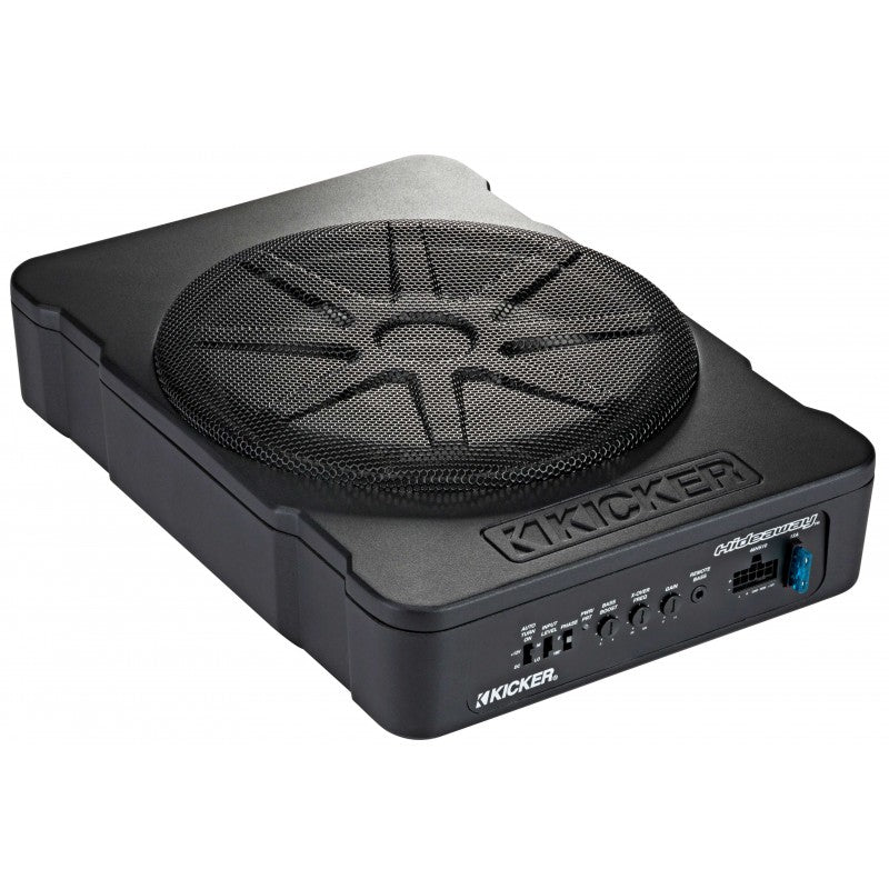 KICKER 10IN 180W COMPACT HIDEAWAY POWERED SUBWOOFER ENCLOSURE