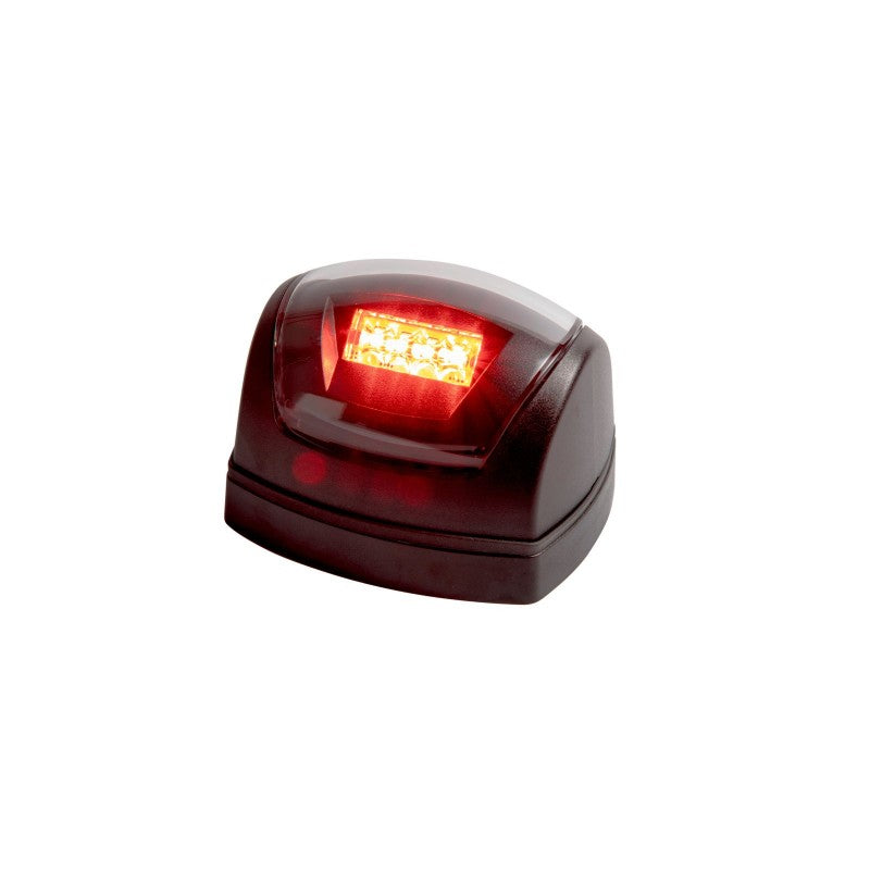 NARVA 9-33V 2 NAUTICAL MILE LED PORT LAMP WITH CLEAR LENS BLACK