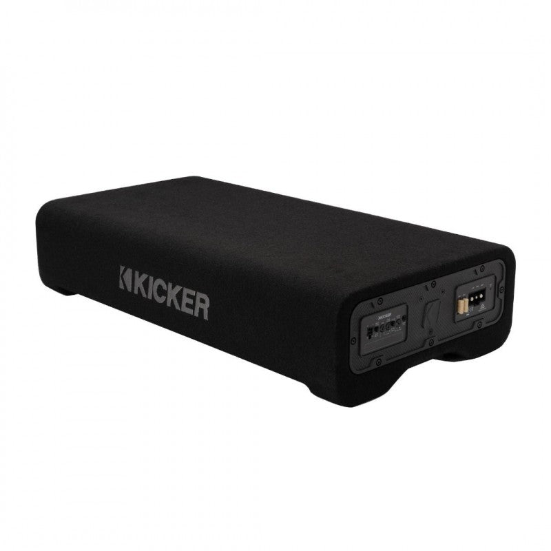 KICKER PTRTP 12IN 500W POWERED DOWN FIRING LOADED ENCLOSURE 2-ohm