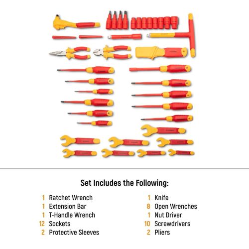 GW 39 Piece VDE Insulated Tool Set NEW