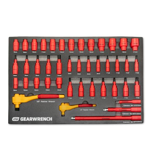 GW 72 Piece VDE Insulated Tool Set in EVA Trays NEW