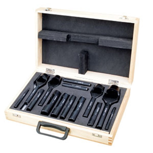 Groz 14Pc Hollow & Arch Hole Punch Set