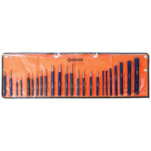 Groz 24Pc Punch And Chisel Set