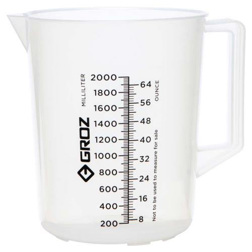 Groz Polypropylene Measuring Jug 2000Ml