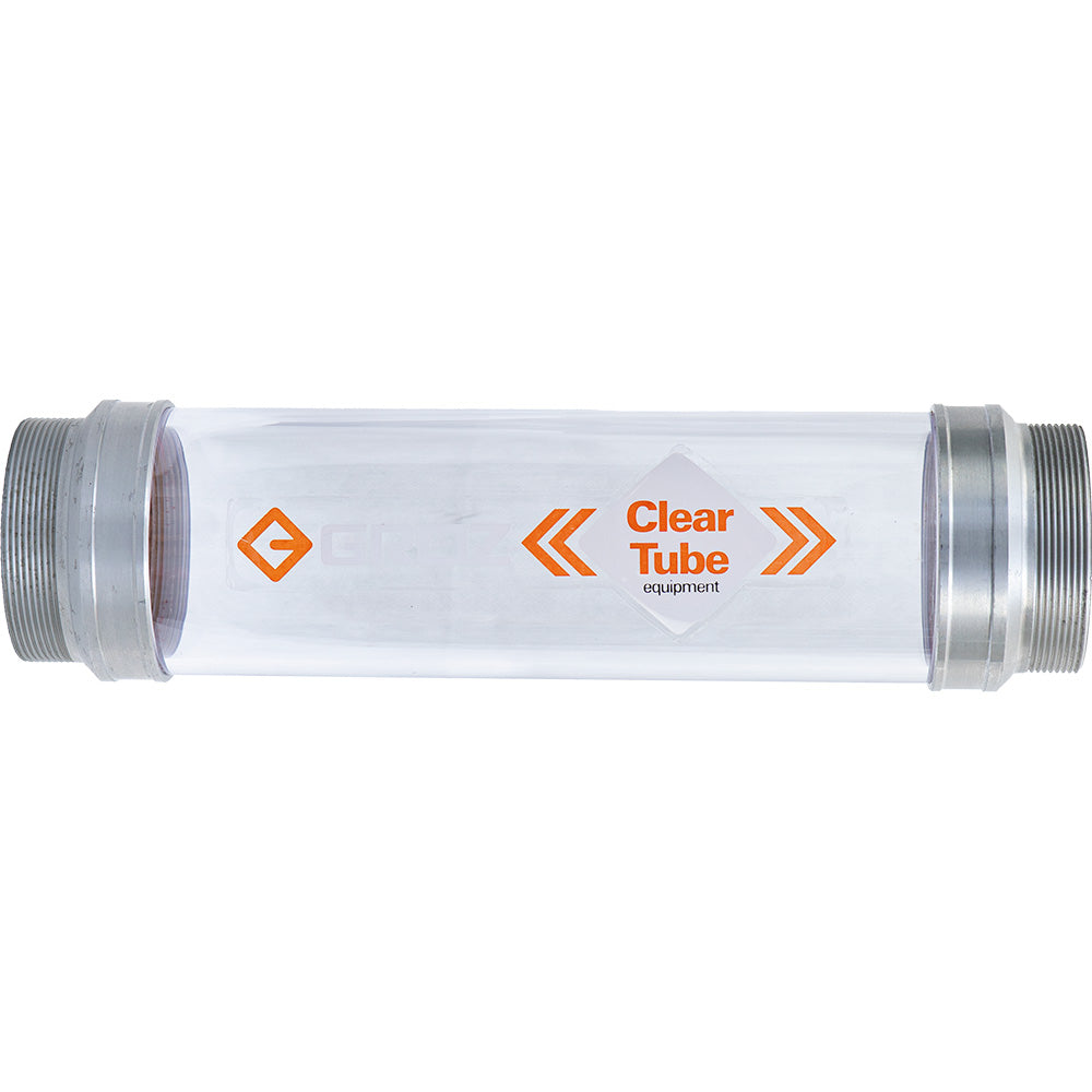 Groz Clear Tube Barrel With Die Cast Caps 450Gm