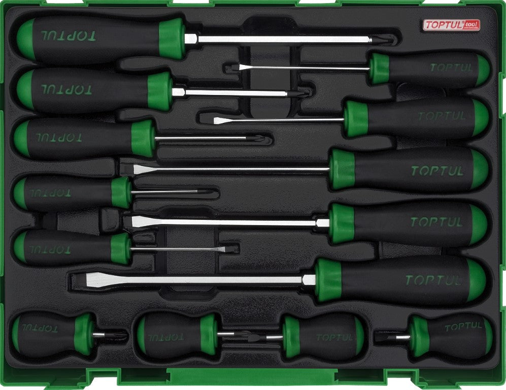 Toptul Screwdriver SET FLAT/PH 14PC