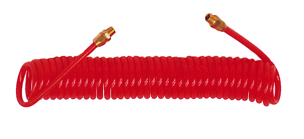 WELLMADE Hose Recoil PU 8mmx25ft 8m c/w 1/4 Swivel Hose 5mm ID