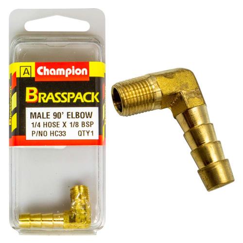 Champion Brass 1/4In X 1/8In 90Deg Male Elbow