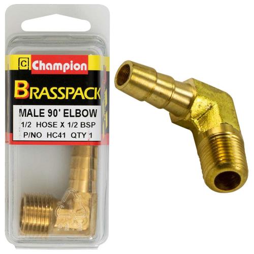 Champion Brass 1/2In X 1/2In 90Deg Male Elbow