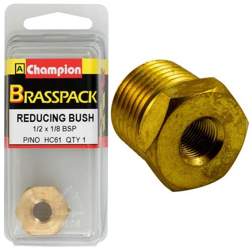 Champion Brass 1/2In X 1/8In Bsp Reducing Bush