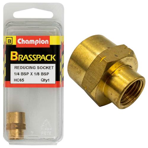 Champion Brass 1/4In X 1/8In Bsp Reducing Socket