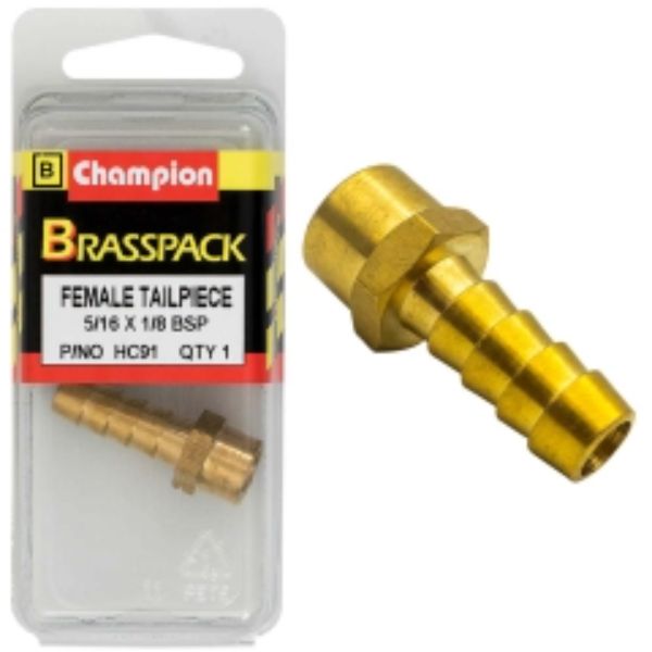 Champion Brass 5/16In X 1/8In Female Tailpiece