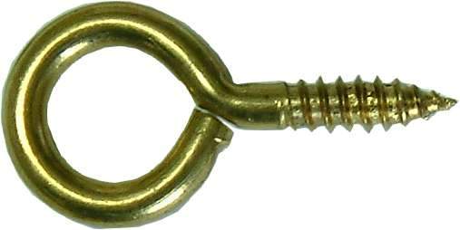 Hindley Screw Eye - Solid Brass #1004 2-3/16 inch