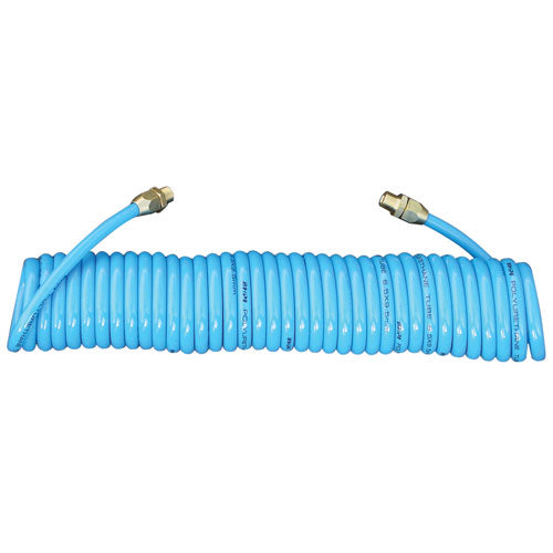 AmPro Polyurethane Air Hose with Fixed Head 3/8 in x 50ft Blue