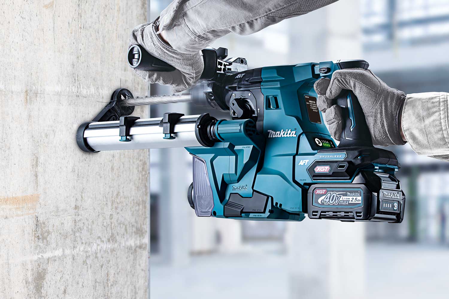 Makita 40VMAX XGT 28MM ROTARY HAMMER DX18 QUICK CHUCK