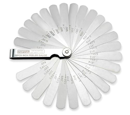 Toptul Feeler Gauge 26pc
