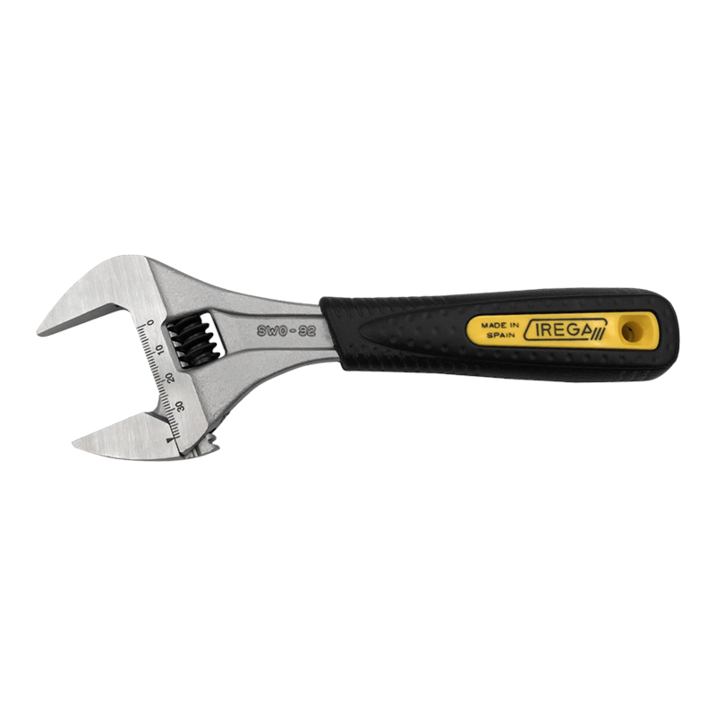 IREGA #SWO92 200mm ADJUSTABLE WRENCH - 39mm CAPACITY