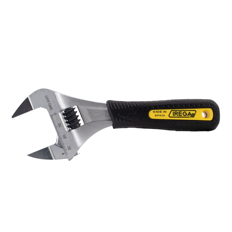 IREGA #9XS 150mm EXTRA SLIM JAW ADJUSTABLE WRENCH - 34mm Cap