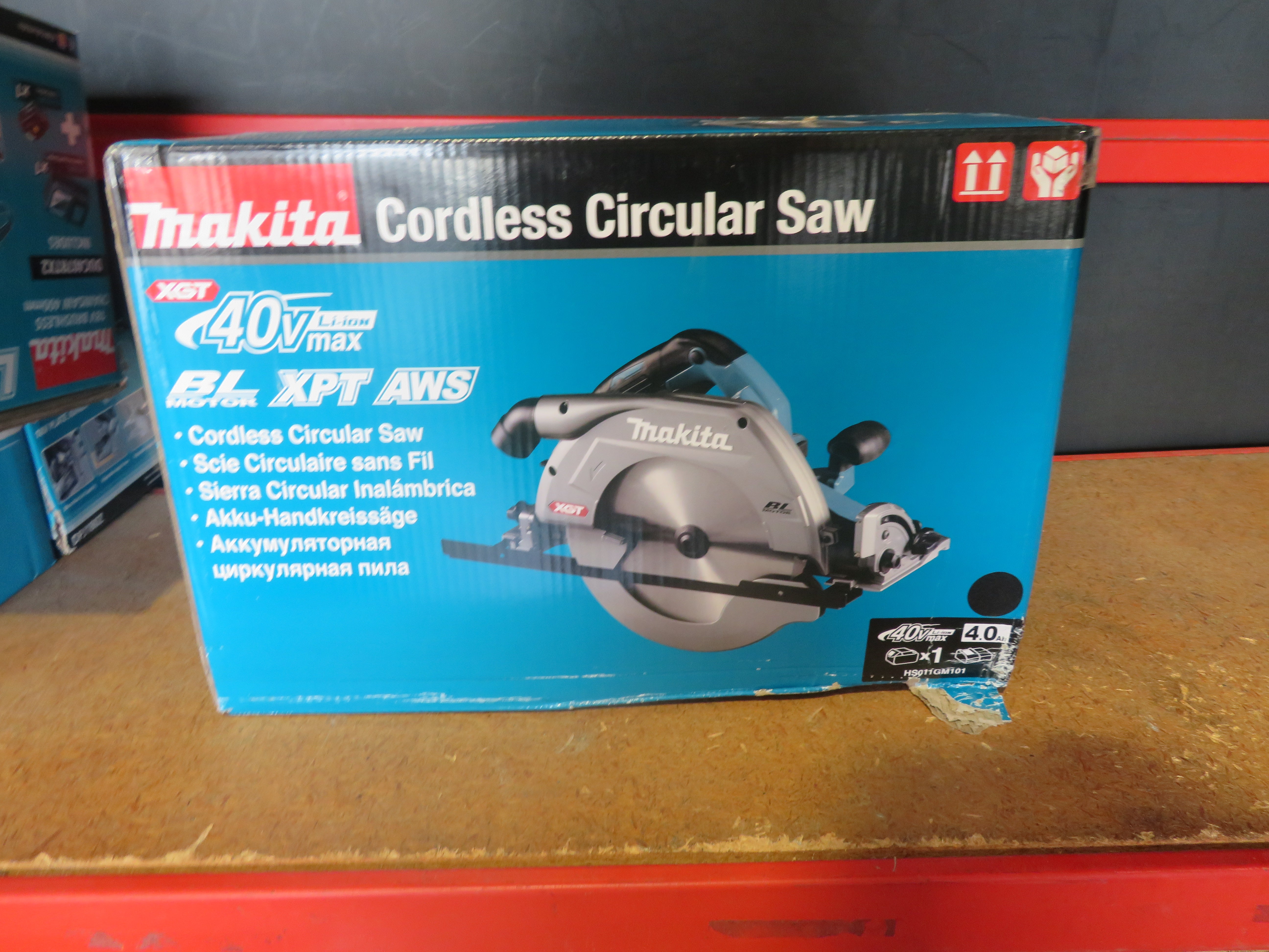 Makita 40Vmax Xgt Brushless 270mm, 10-5/8in Rail Circular Saw Kit