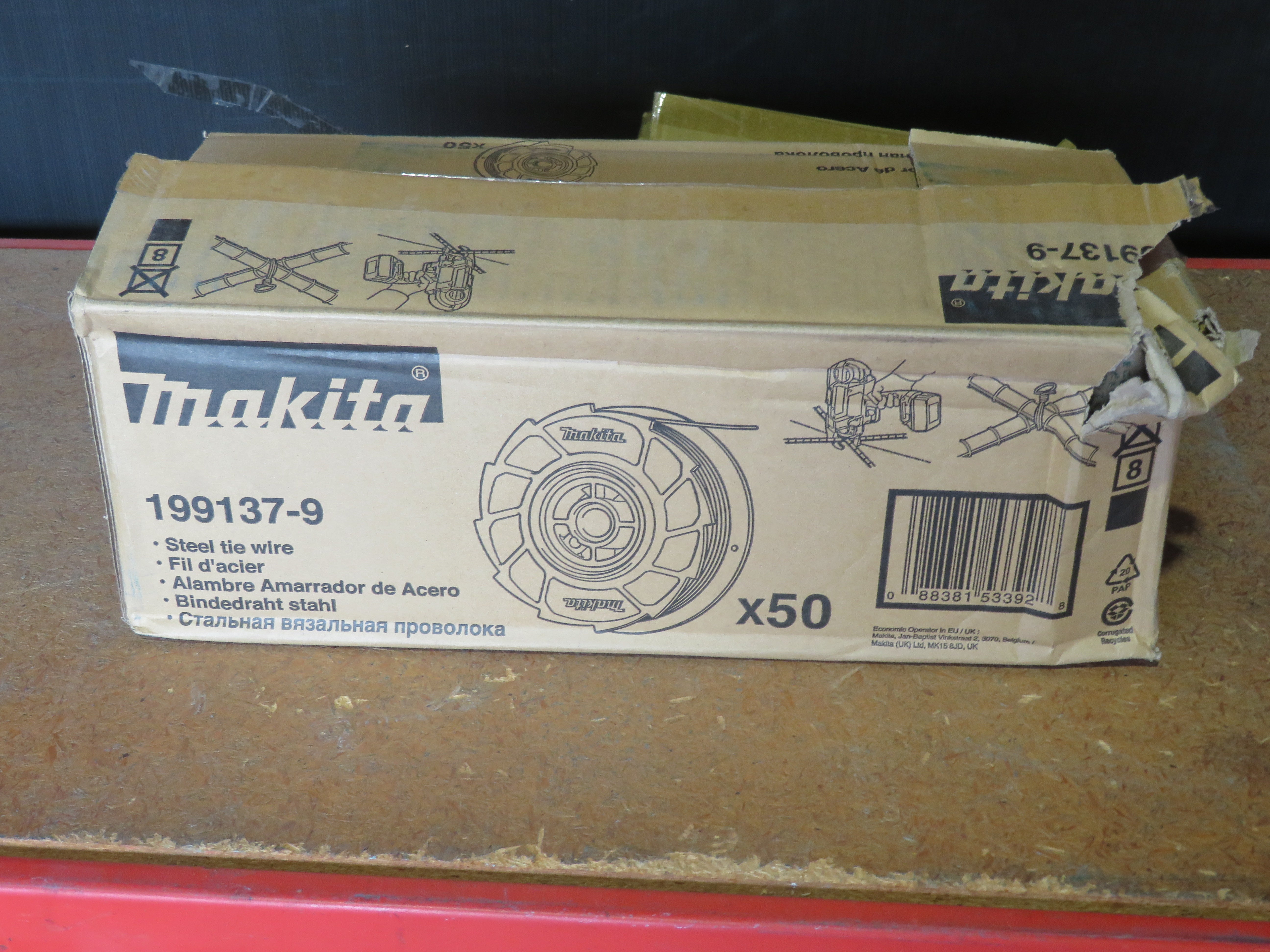 MAKITA 50PC WIRE COIL 0.8mm/100m FOR DTR180 REBAR TIER