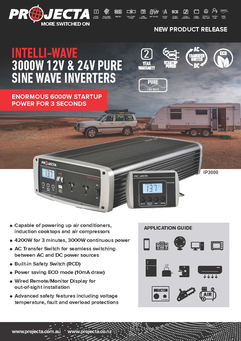Projecta 24V 3000W Pure Sine Inverter