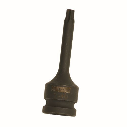 Powerbuilt Male Hex Long Series Impact Socket 1/2In Dr X 10mm