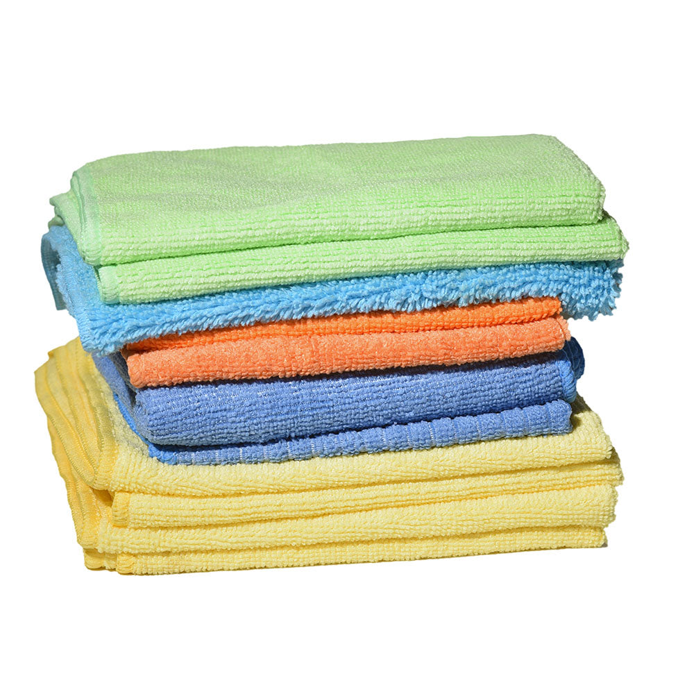 TRADESPRO MICROFIBRE ASSORTED RAGS 1KG