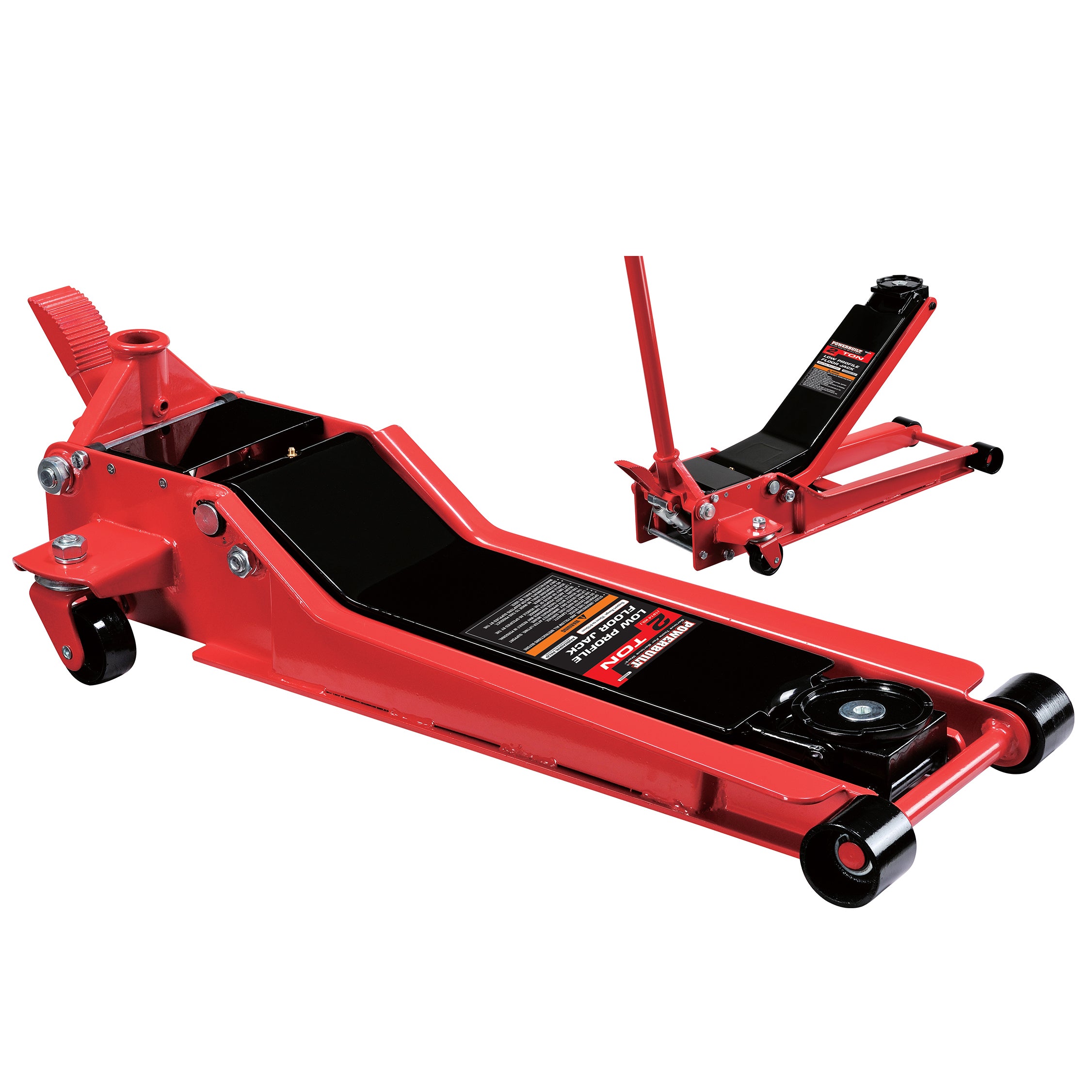 Powerbuilt Ultra Low 70mm To 610mm Profile Floor Jack 2Ton