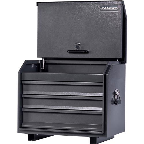KABoxes Road Box 3 Drawer - Charcoal Grey