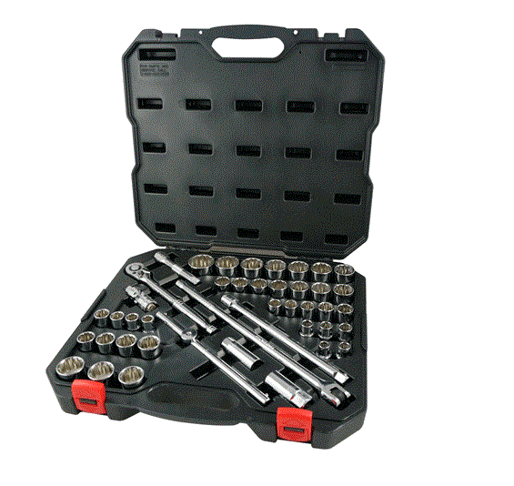 Powerbuilt Combination Socket Set 1/2in Dr 44Pc