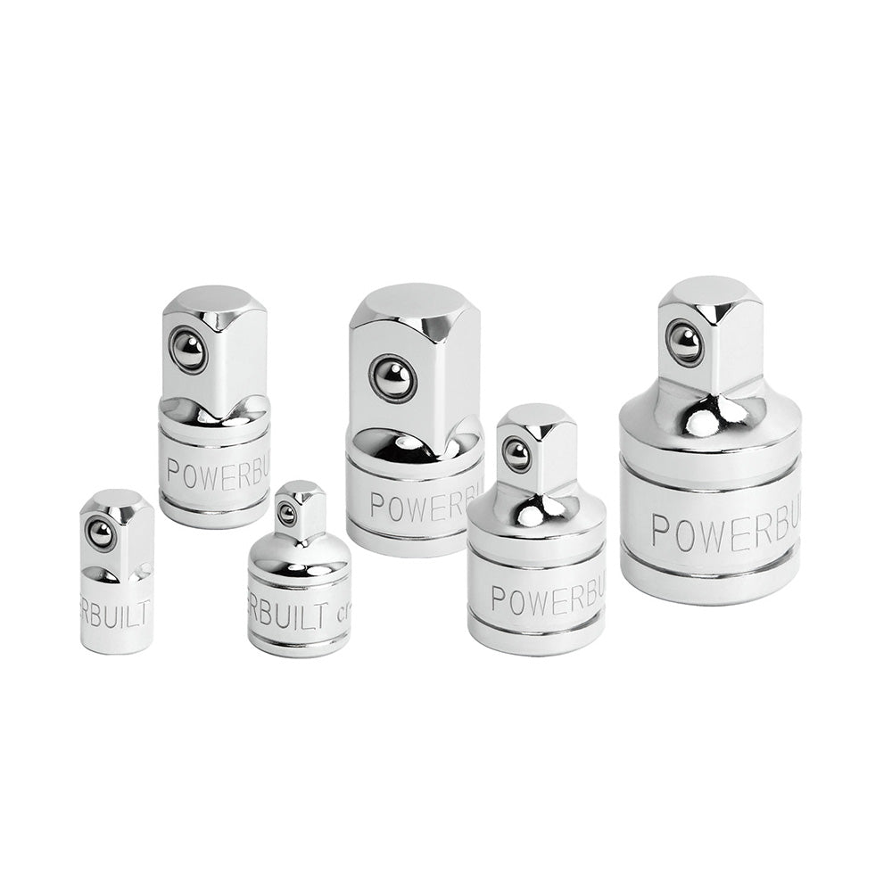 Powerbuilt 6Pc Socket Adaptor Set