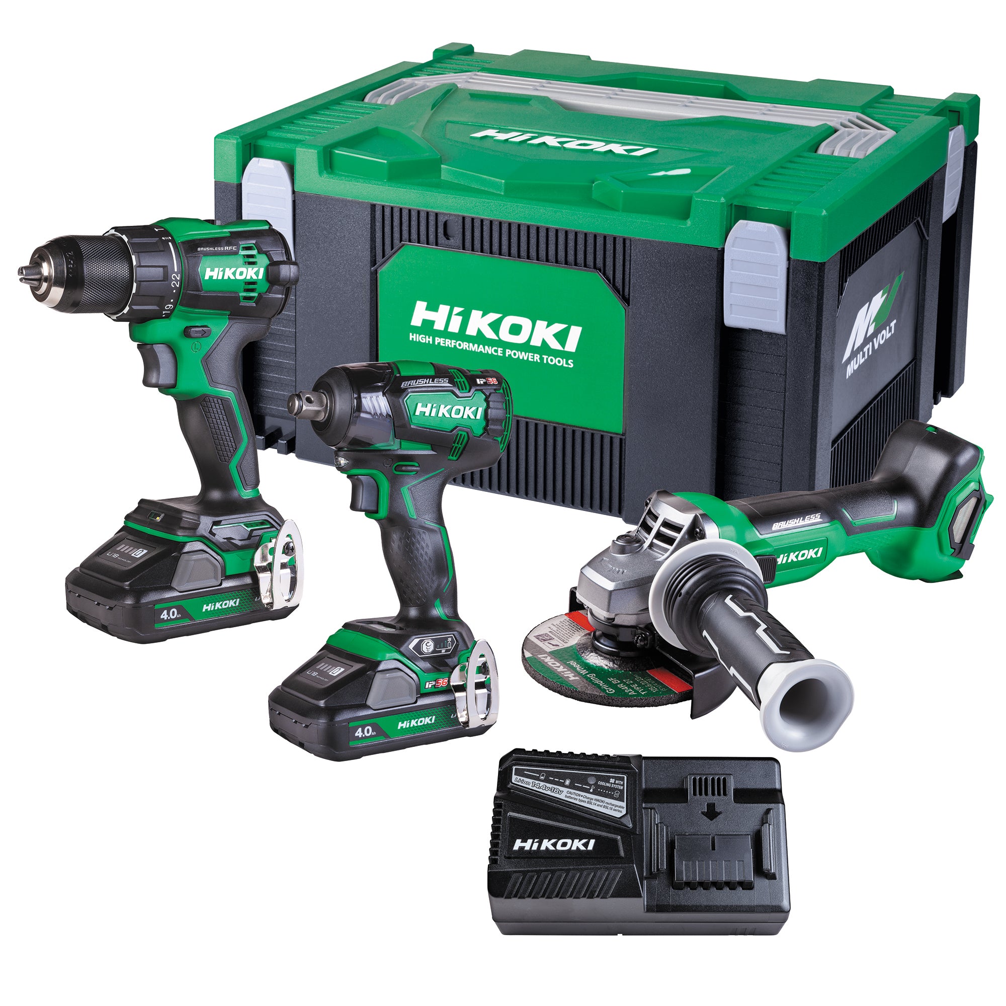 Hikoki 18V Brushless 3-Tool Kit