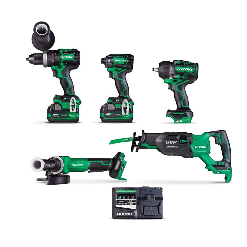 Hikoki 36V Premium Brushless 5-Tool Kit