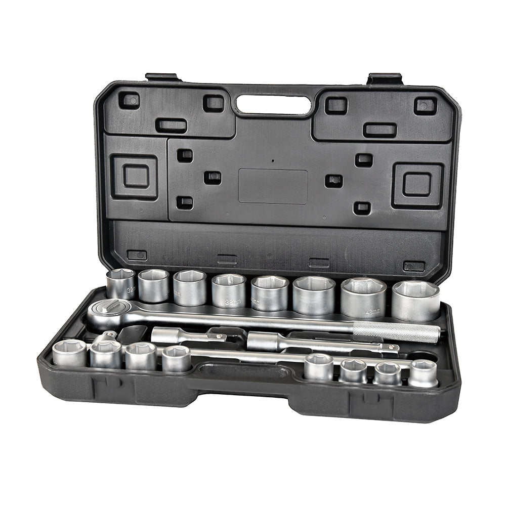 Powerbuilt 3/4Dr 21pc Metric Socket Set