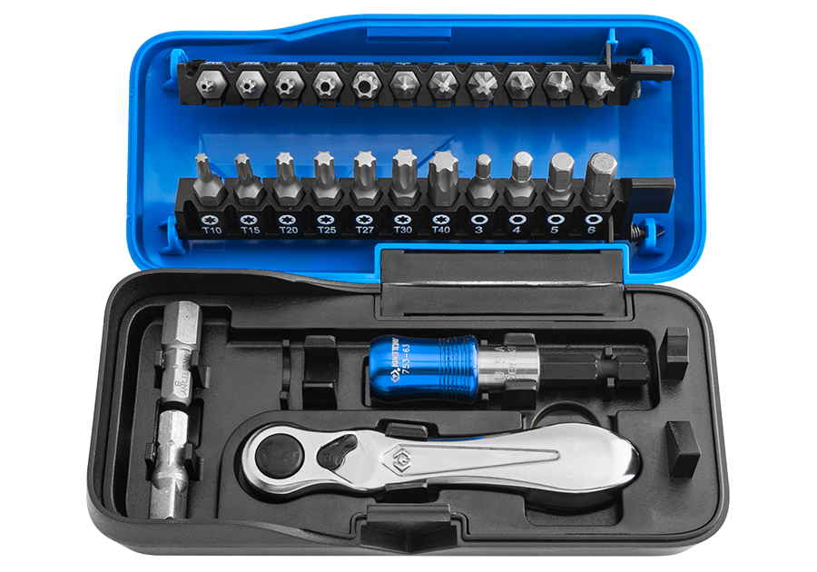 King Tony 26 Pc. 1/4 Inch Dr. Mini Bit Ratchet Set