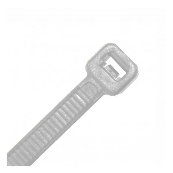 KT 250MM X 4.8MM NYLON NATURAL CABLE TIE PK100