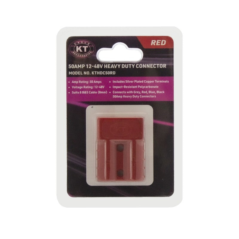 KT RED 50AMP HEAVY DUTY CONNECTOR