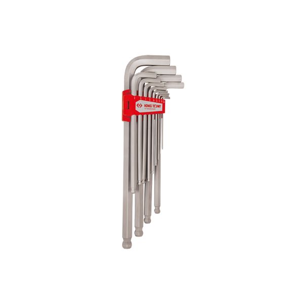 King Tony 13Pc Extra Long Ball Point Hex Key Set 5/64~3/4