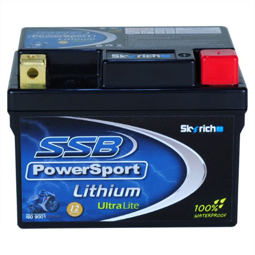 MOTORCYCLE AND POWERSPORTS BATTERY LITHIUM ION PHOSPHATE 12V 120CCA