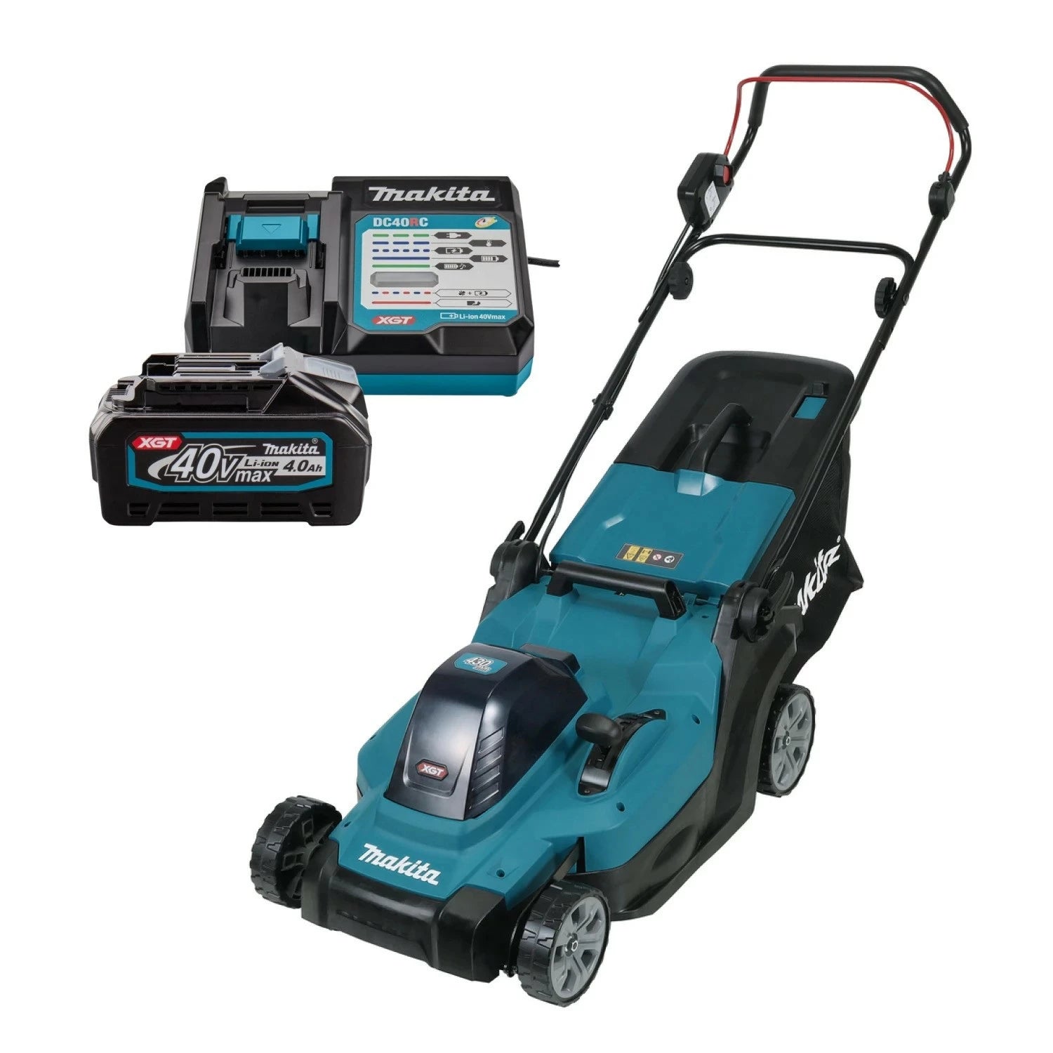 Makita 40Vmax XGT Brushless 430mm 17in Lawn Mower Kit