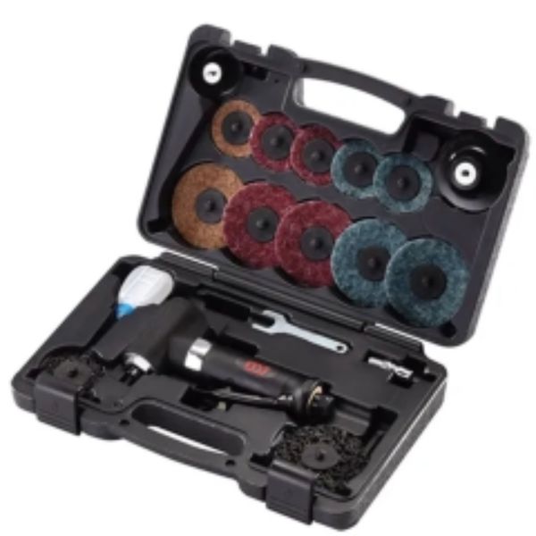 M7 18Pc Air Polisher Kit 2In/3In 90 Deg.