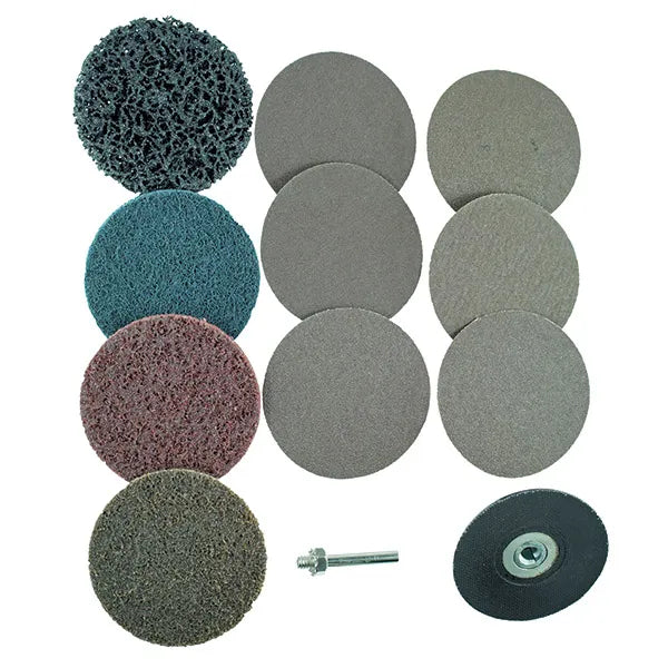 M7 3in Surface Sanding Disc Kit 12pc - Blisters Pack