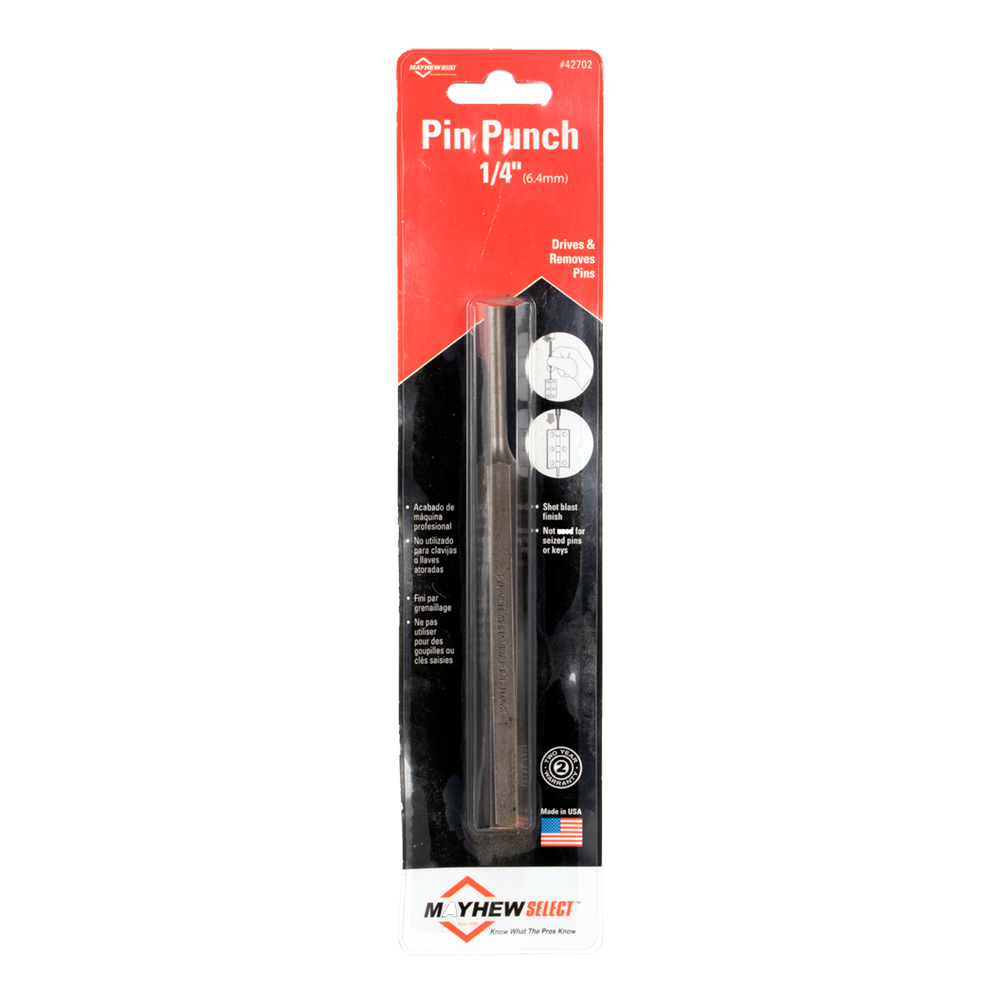 Mayhew #42702 CARD PIN PUNCH - 150mm x 1/4in