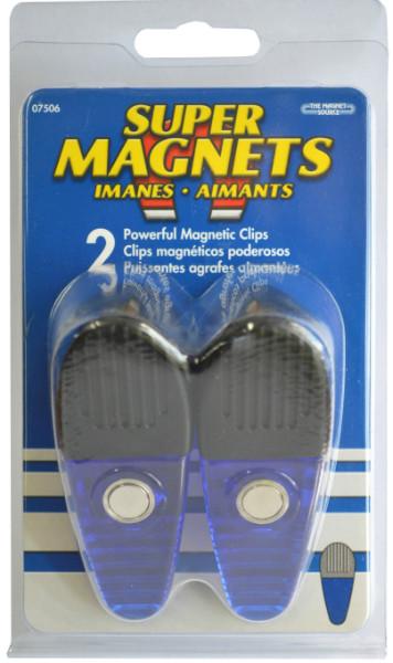 Magnet Magnets - Large Plastic Clips 2-pce #7506 Blue