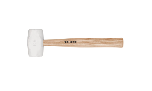 Truper Rubber Mallet White non marking with Wooden Handle 1lb
