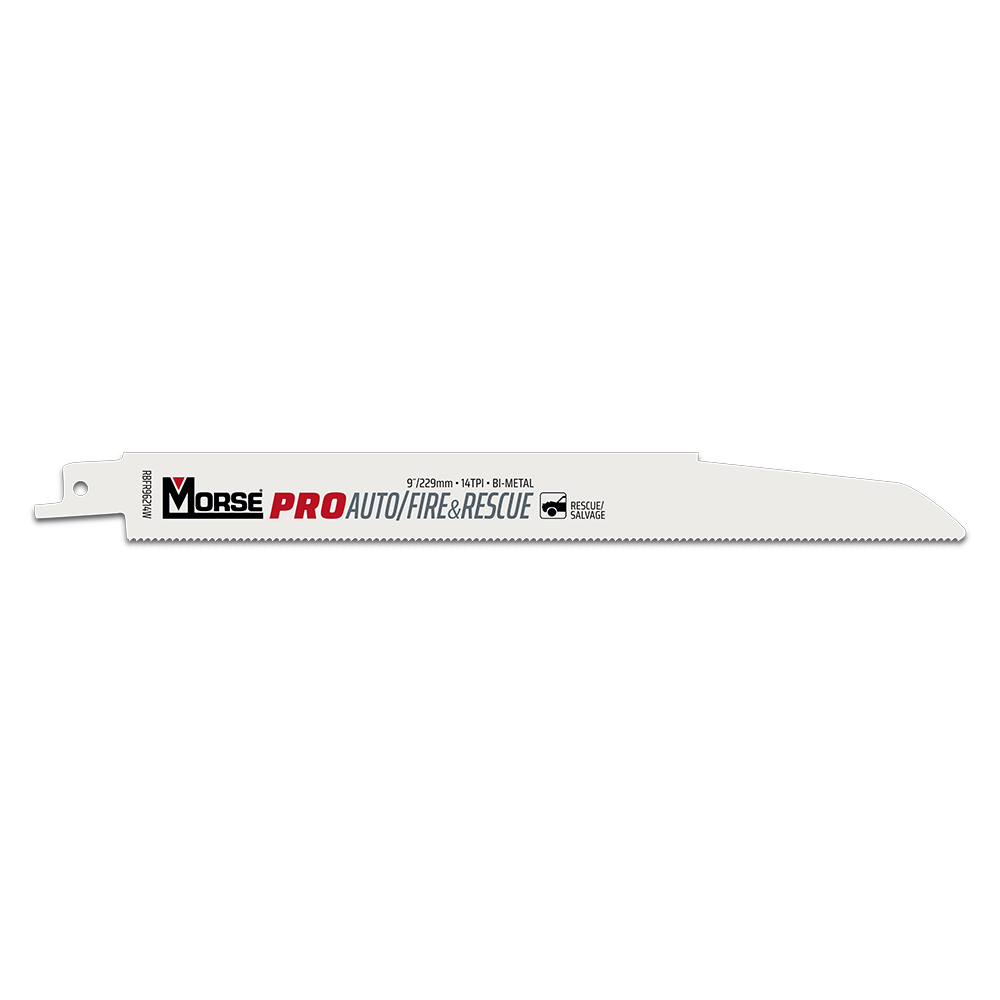 MORSE PRO Auto/Fire+Rescue Reciprocating Saw Blade (14tpi x 229mm) - 25 Pack