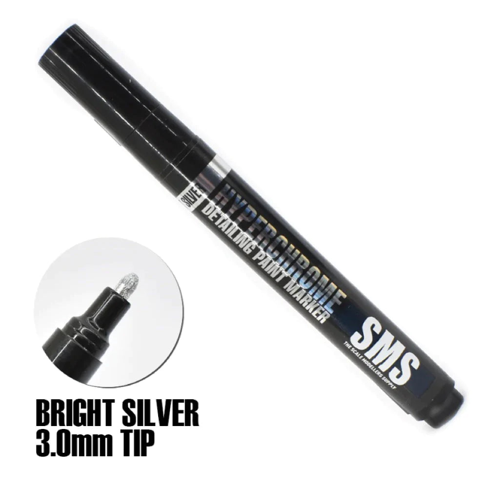 SMS Mrk03 Hyperchrome Marker Bright Silver 3.0Mm Tip