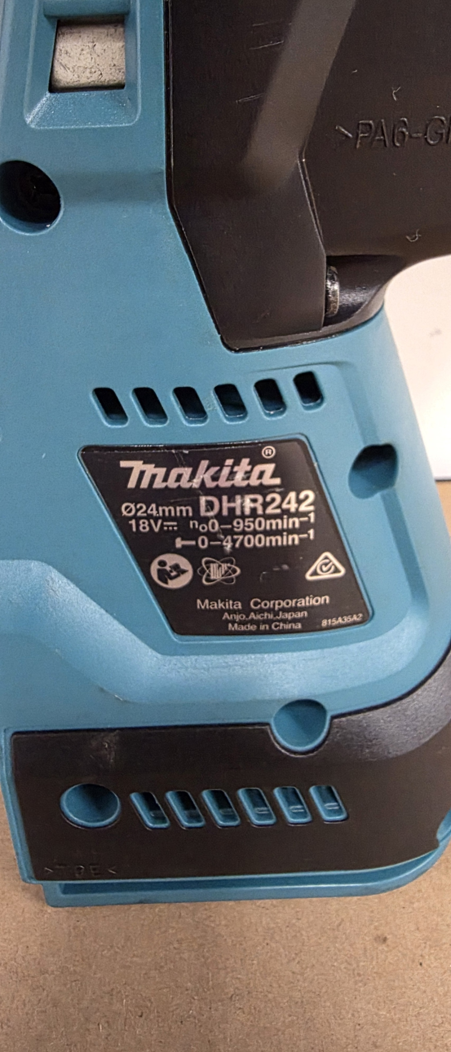 Makita 18V Lxt Bl Rotary Hammer - Tool Only Ex Demo