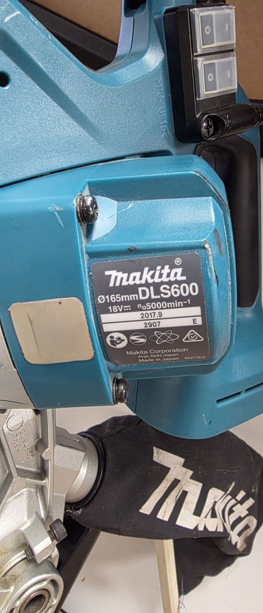 Makita 18V Lxt Bl Mitre Saw 165mm - Tool Only Ex Demo